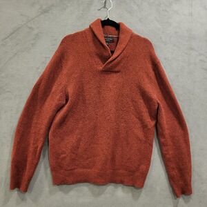 Banana Republic Eco Sweater Mens‎ Large Shawl Collar Pullover Warm Cozy Comfy